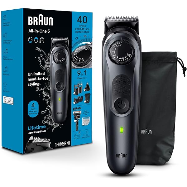 Braun All-in-One Style Kit Series 5 5480, 8-in-1 Trimmer for